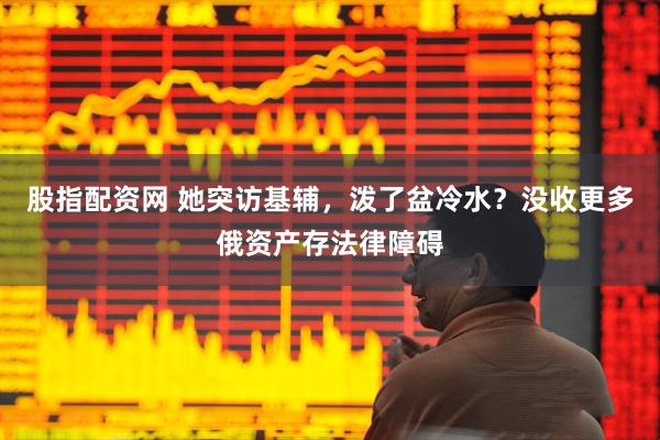 股指配资网 她突访基辅，泼了盆冷水？没收更多俄资产存法律障碍
